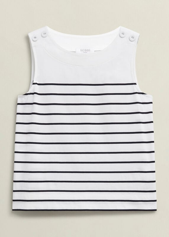 Maddy Cotton Striped Top