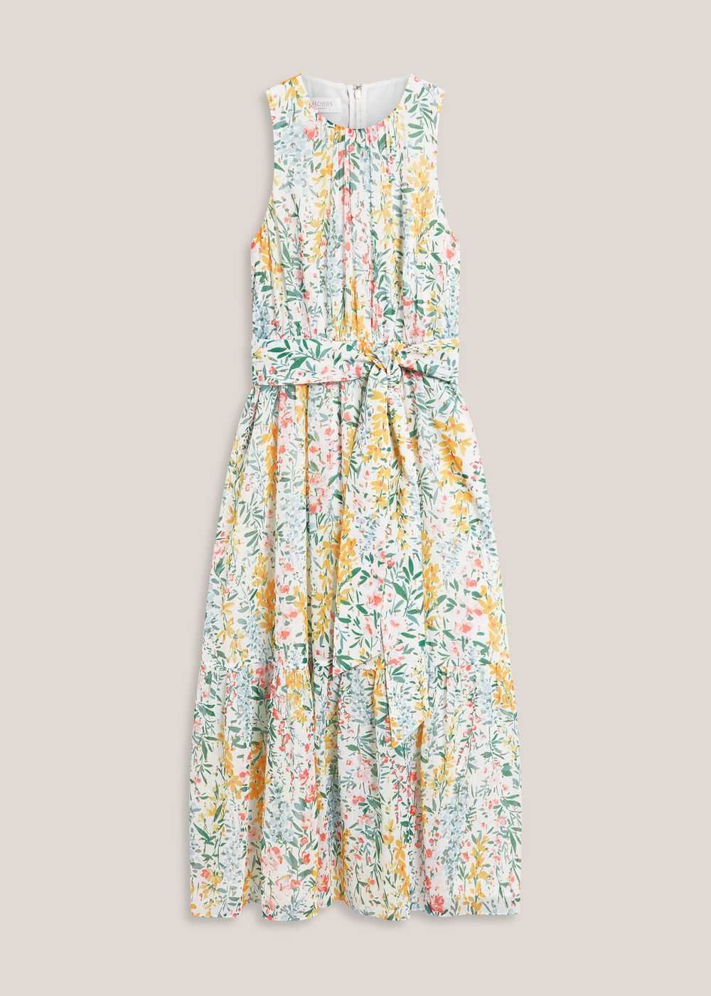 Lillian Floral Dress, Ivory Multi, hi-res