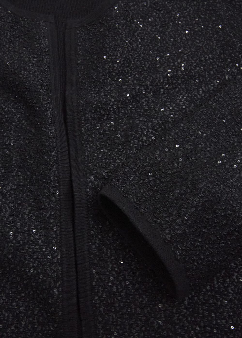Elin Sequin Cardigan, Black, hi-res