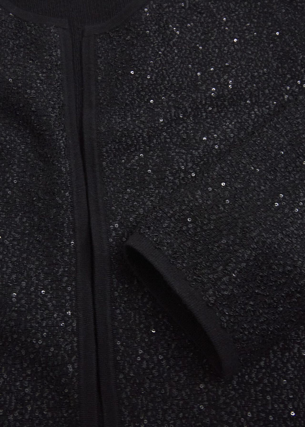 Elin Sequin Cardigan, Black, hi-res