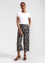 Eve Crop Pants, Black Cream, hi-res