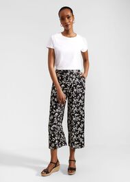 Eve Crop Trousers, Black Cream, hi-res