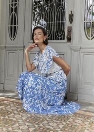 Bianca Skirt, Blue Cream, hi-res