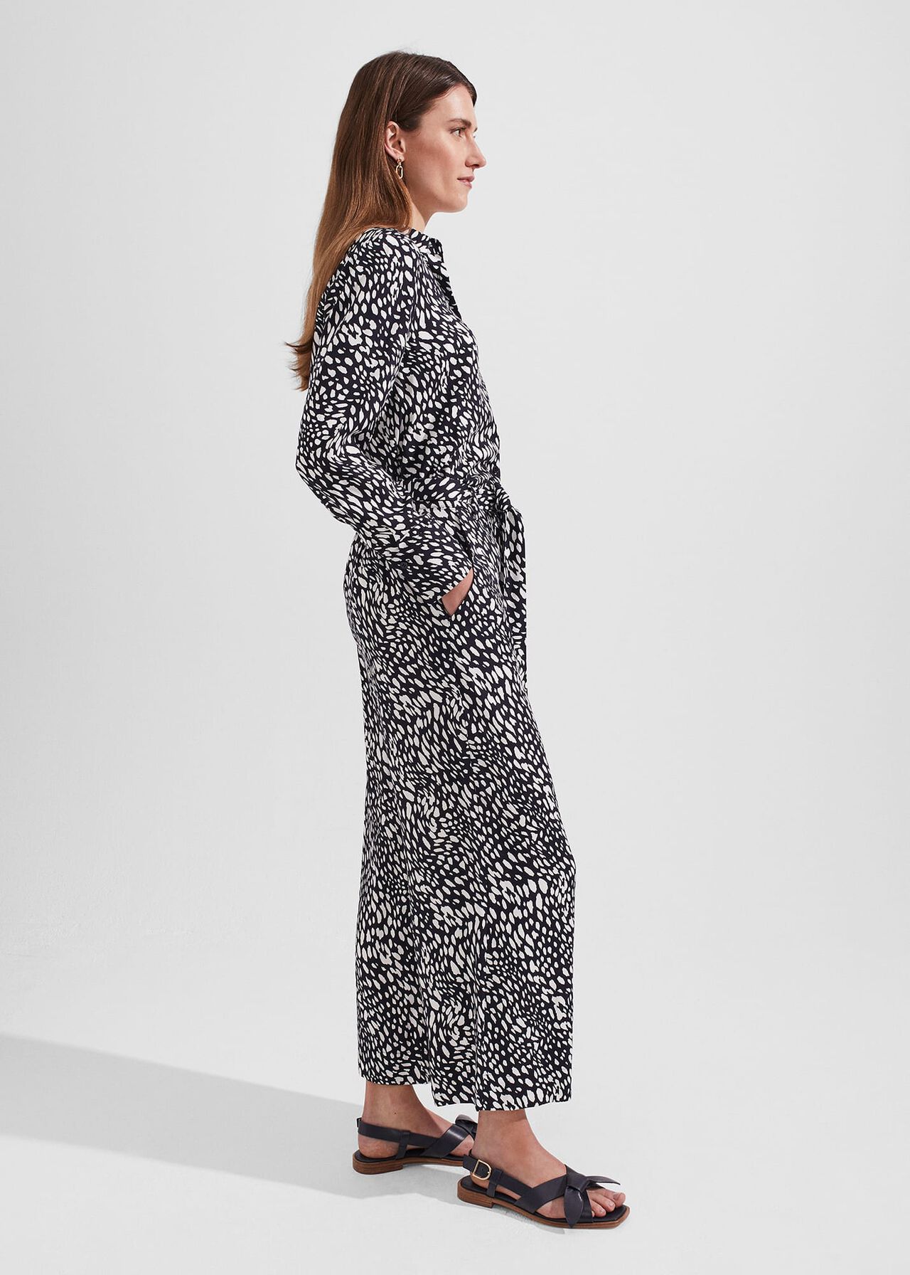 Jen Trousers, Navy Ivory, hi-res