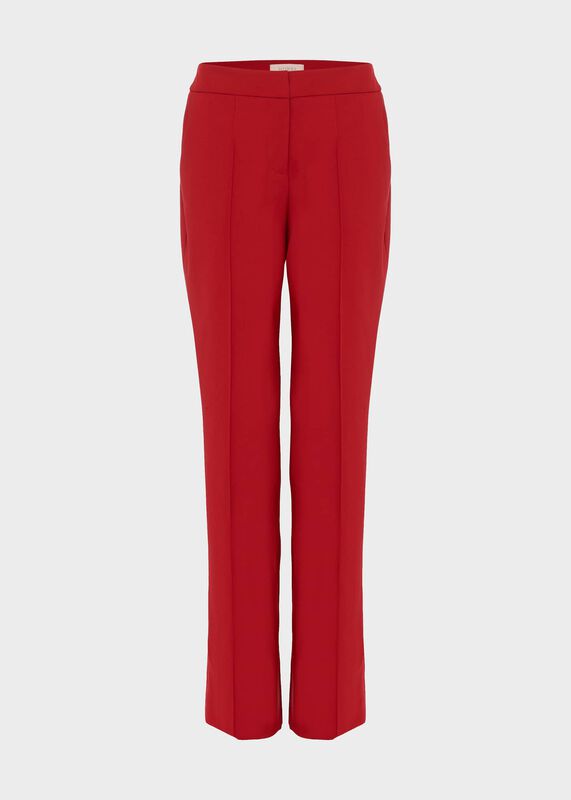 Kyle Wool Blend Straight Trousers