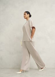 Delora Blouse, Oyster, hi-res