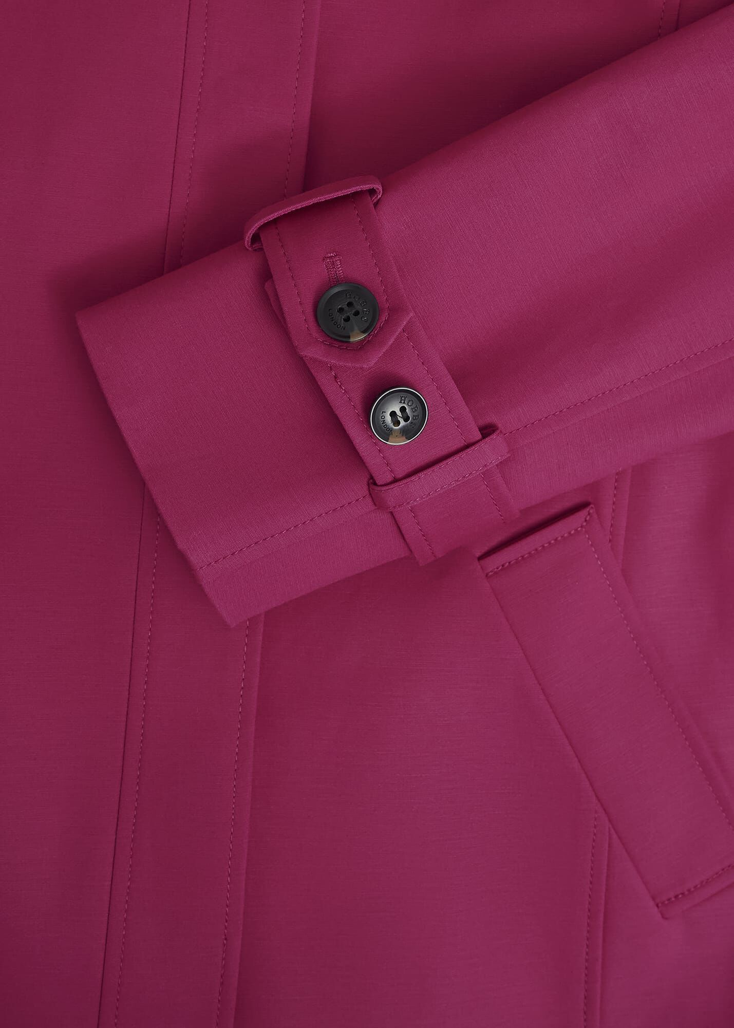 【海外限定】Hobbsジャケット☆Jane Trench Longline Jacket, Ce Hobbs Jane Trench Longline Jacket, Cerise Pink