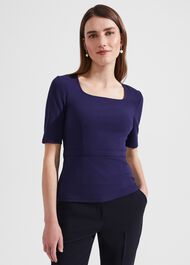 Danielle Top, Rich Navy Blue, hi-res