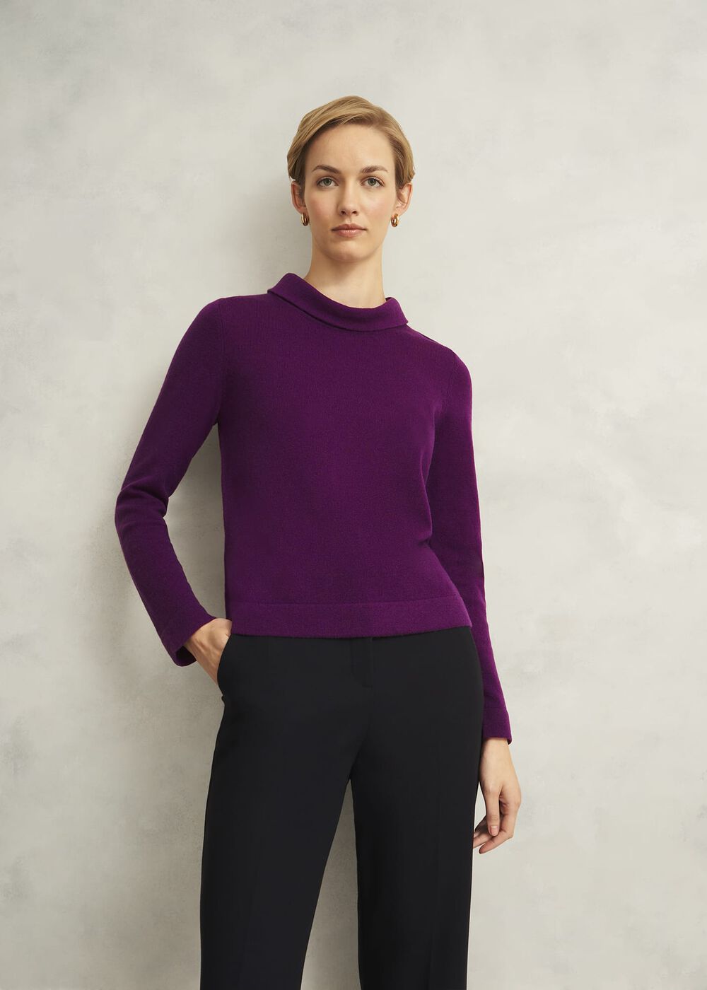 Tali Jumper, Vibrant Purple, hi-res