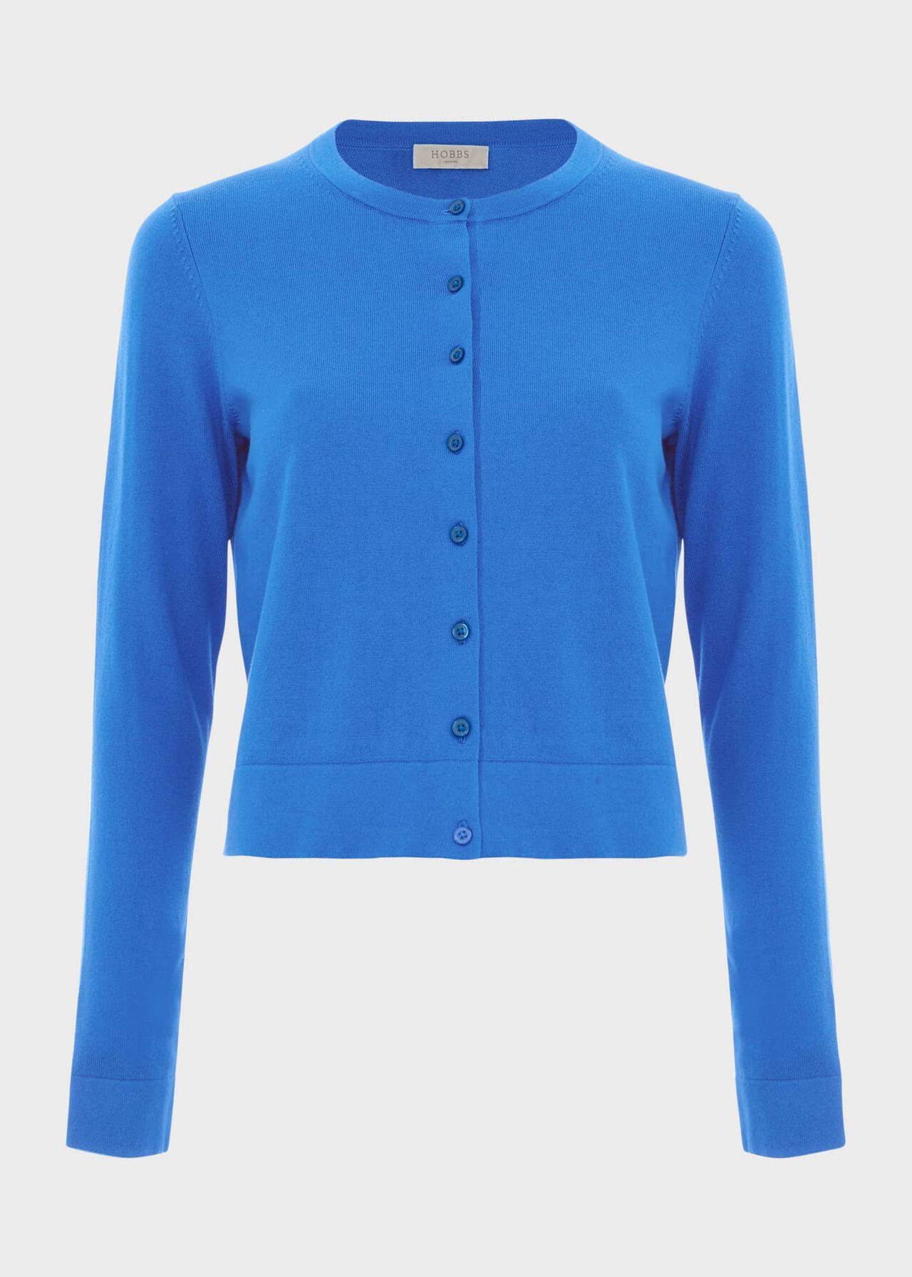 Michelle Cotton Cardigan, Atlantic Blue, hi-res