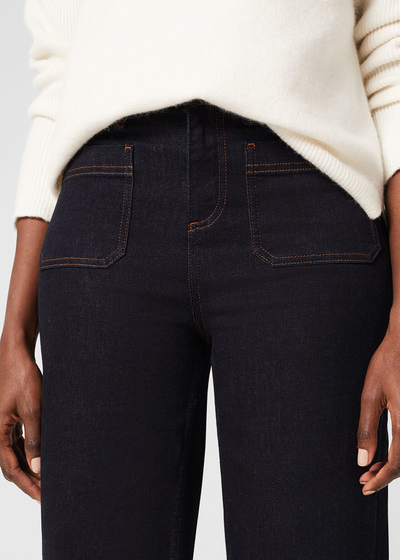 Karis Wide Leg Jeans, Indigo, hi-res
