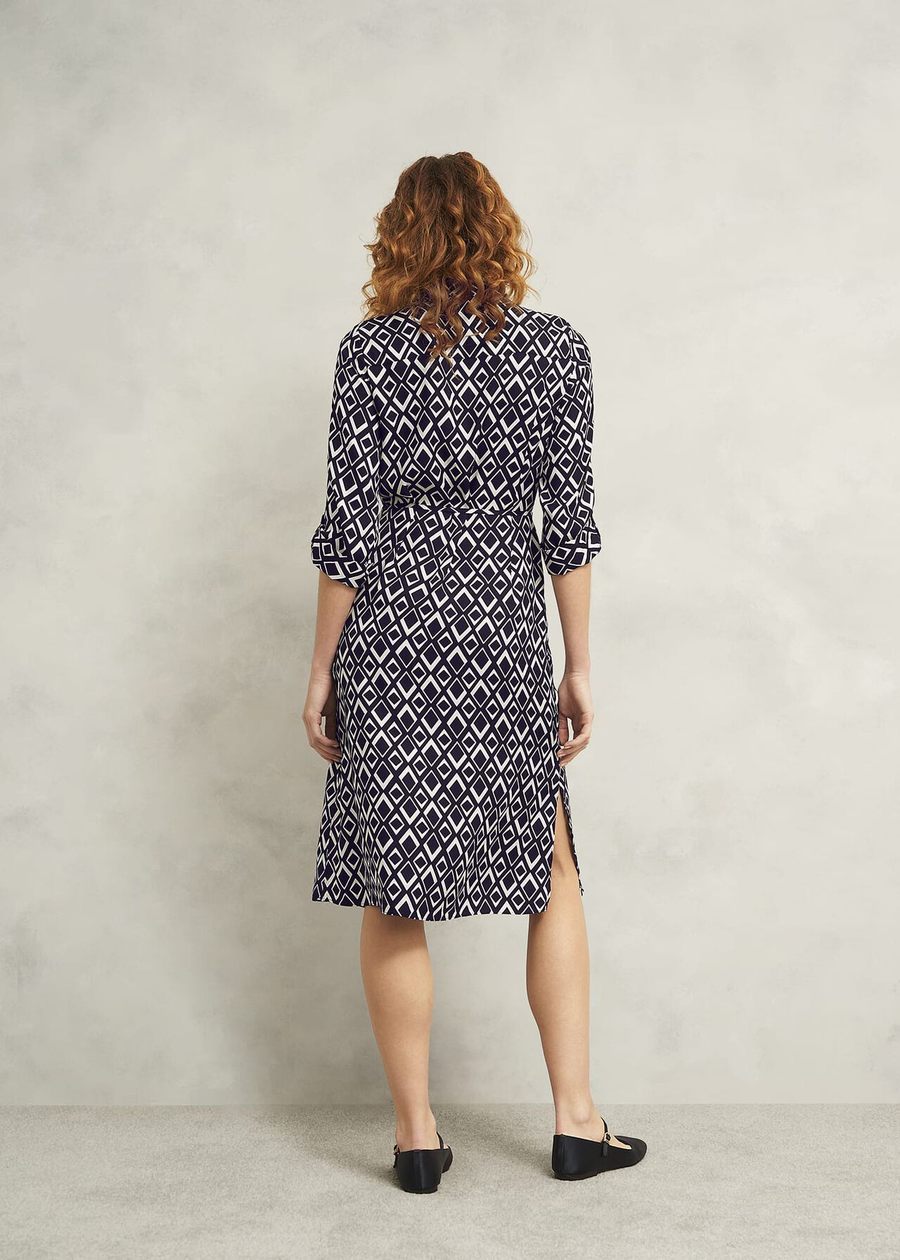 Cali Dress, Navy Ivory, hi-res