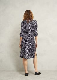 Cali Dress, Navy Ivory, hi-res