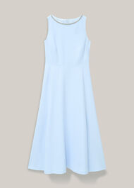 Beatrix Embellished Trimmed Dress, Pale Blue, hi-res
