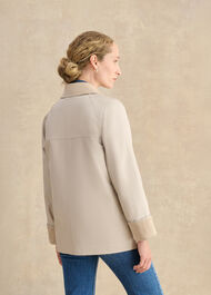 Gabby Barn Jacket, Pebble Grey, hi-res