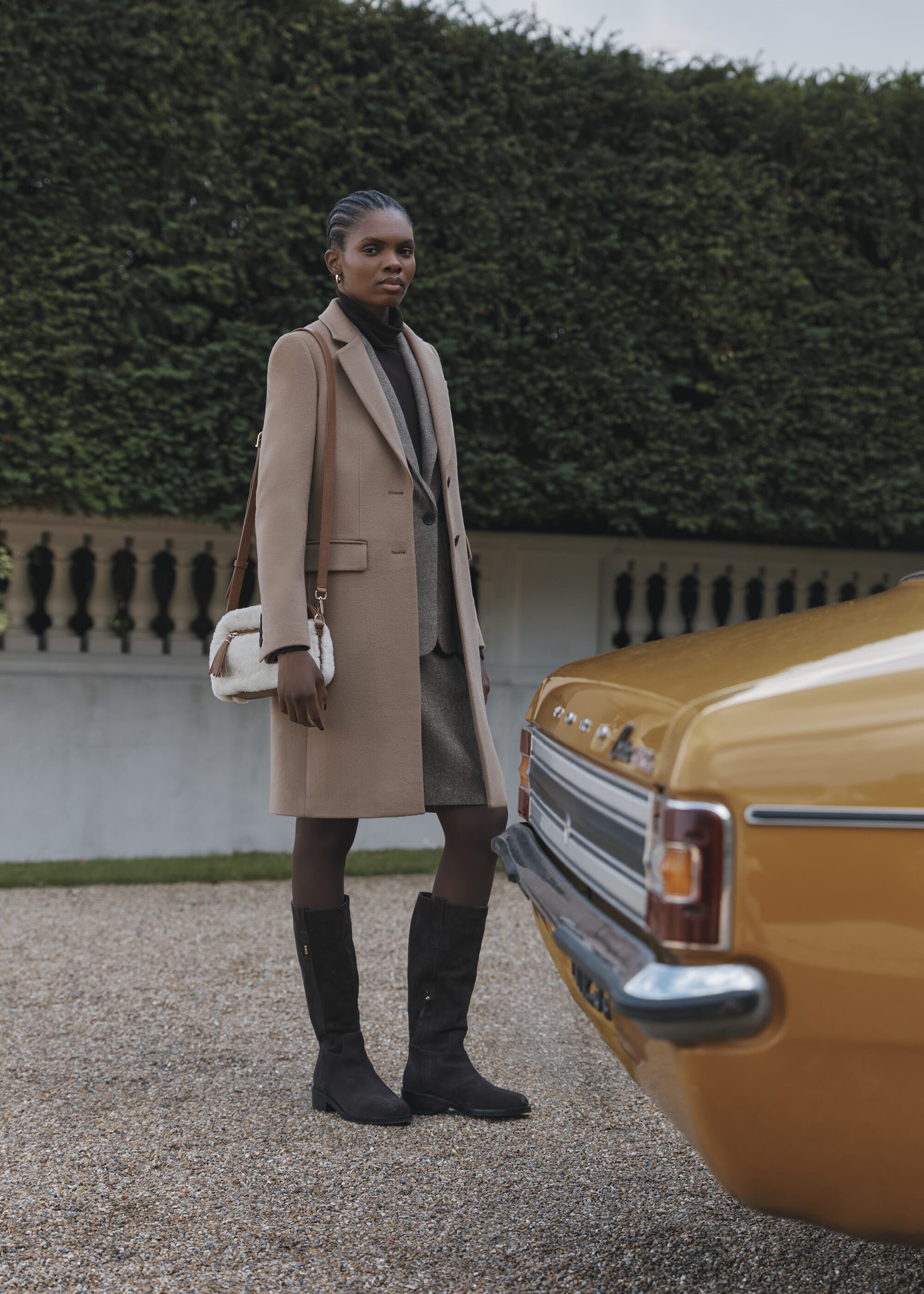 Hamilton Wool  Coat Sサイズ Women's Wool Mid-Length Coats | Brooks Brothers