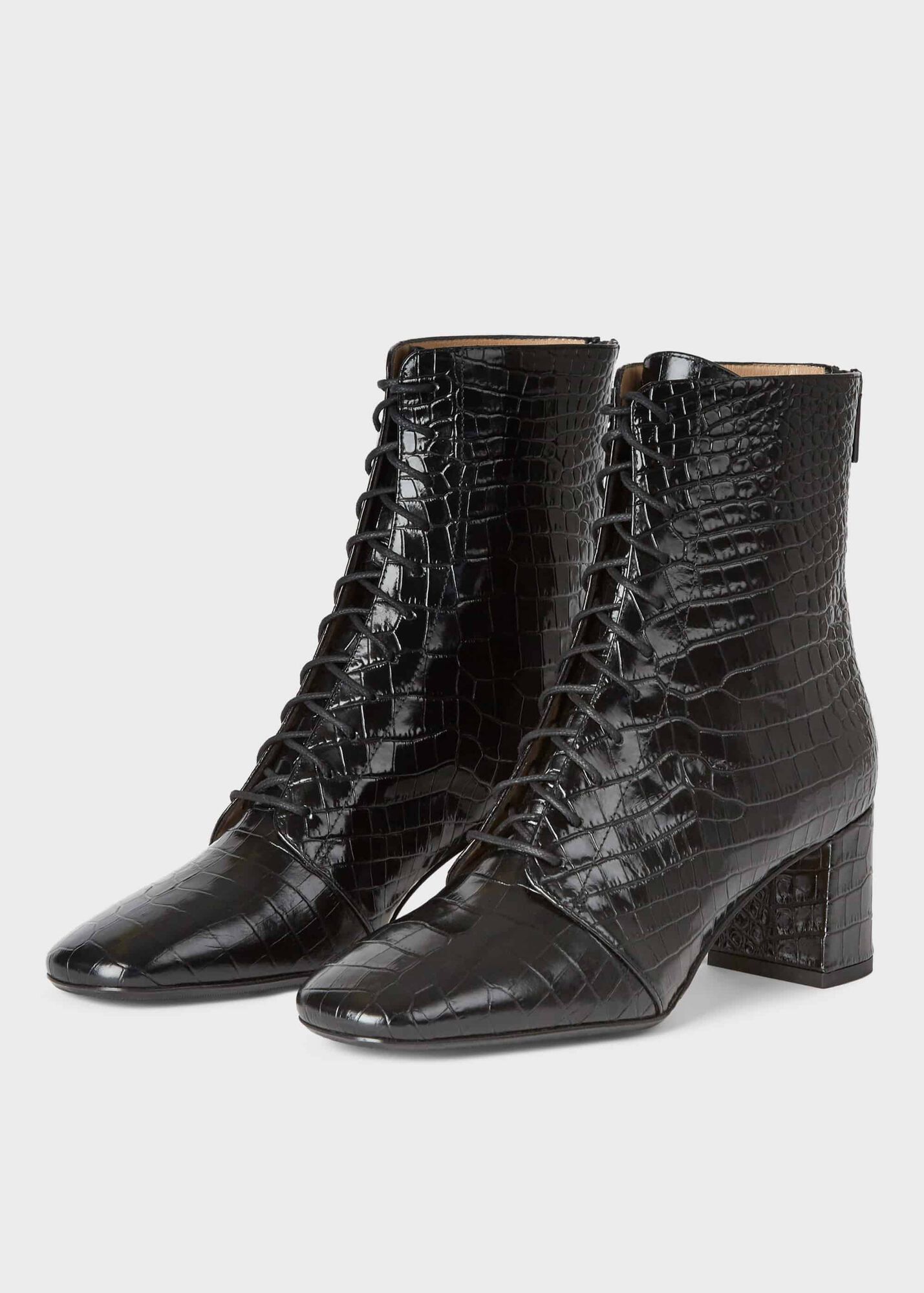 hobbs black knee high boots