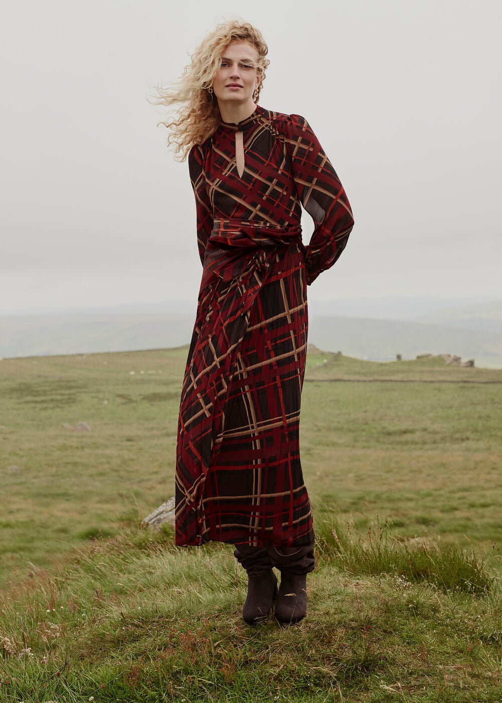 Ophelia Check Dress