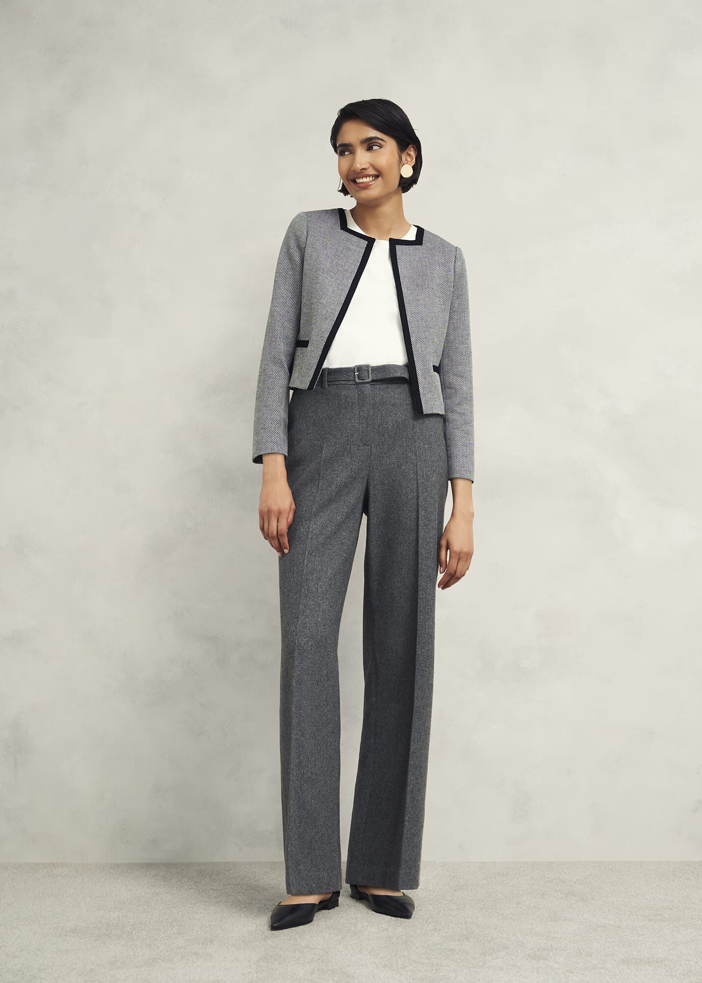 Eaphi Wool Tweed Jacket