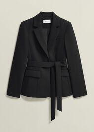Casey Jacket With Wool, Black, hi-res