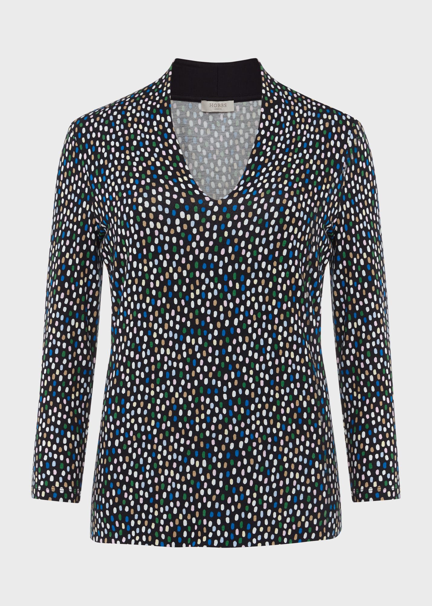 ◆Aimee✳︎◆ Aimee Printed Top | Hobbs US |