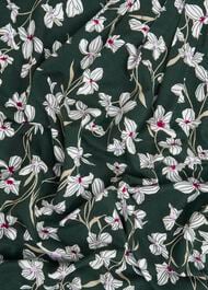 Jacqueline Print Top, Green Ivory, hi-res