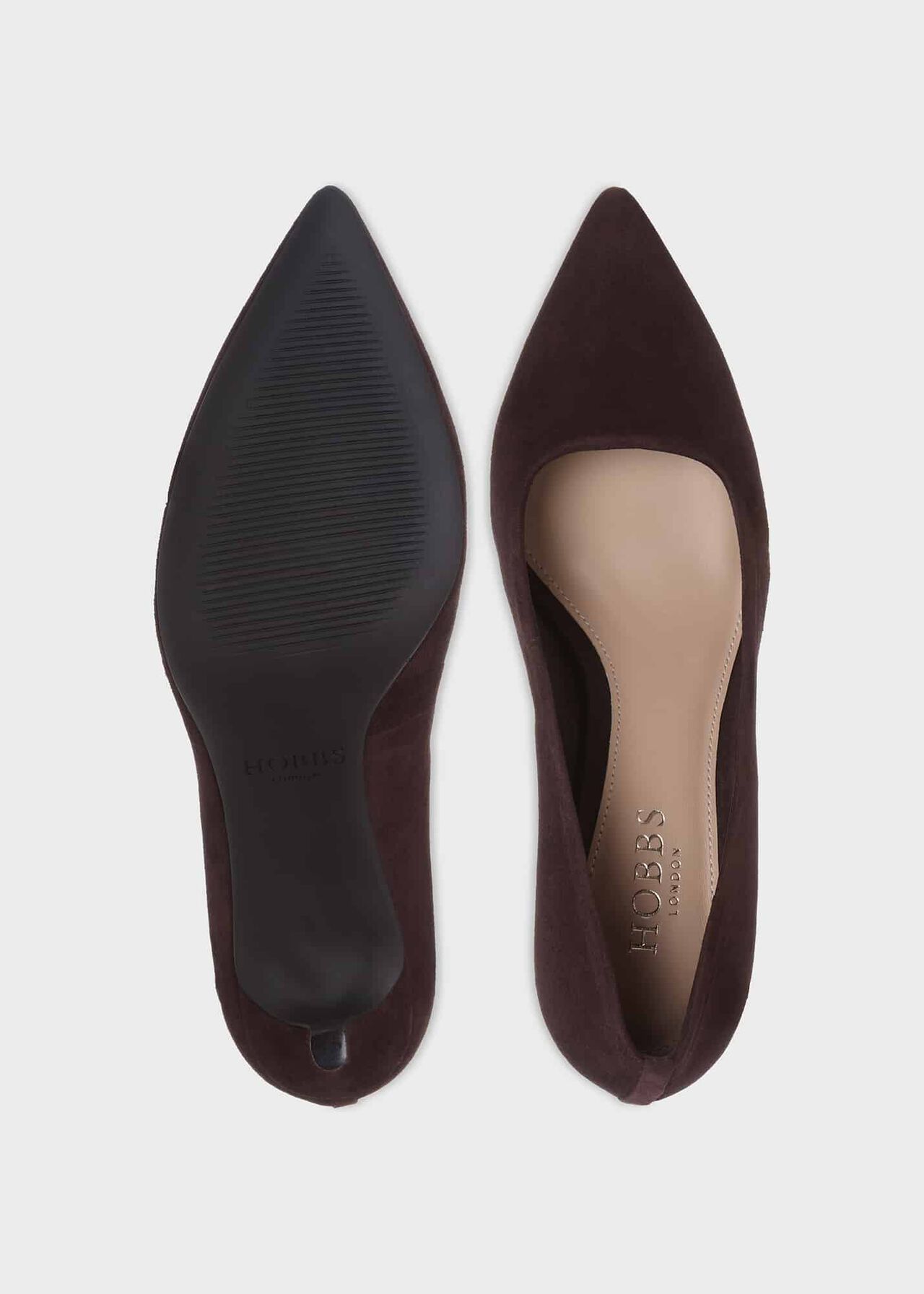 Amy Court Shoes, Plum Brown, hi-res