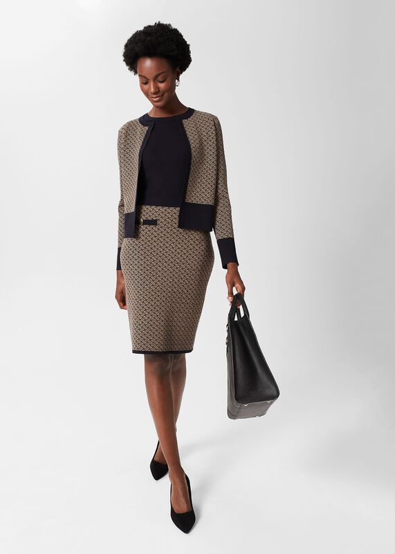 Perrie Knit Dress Suit Outfit
