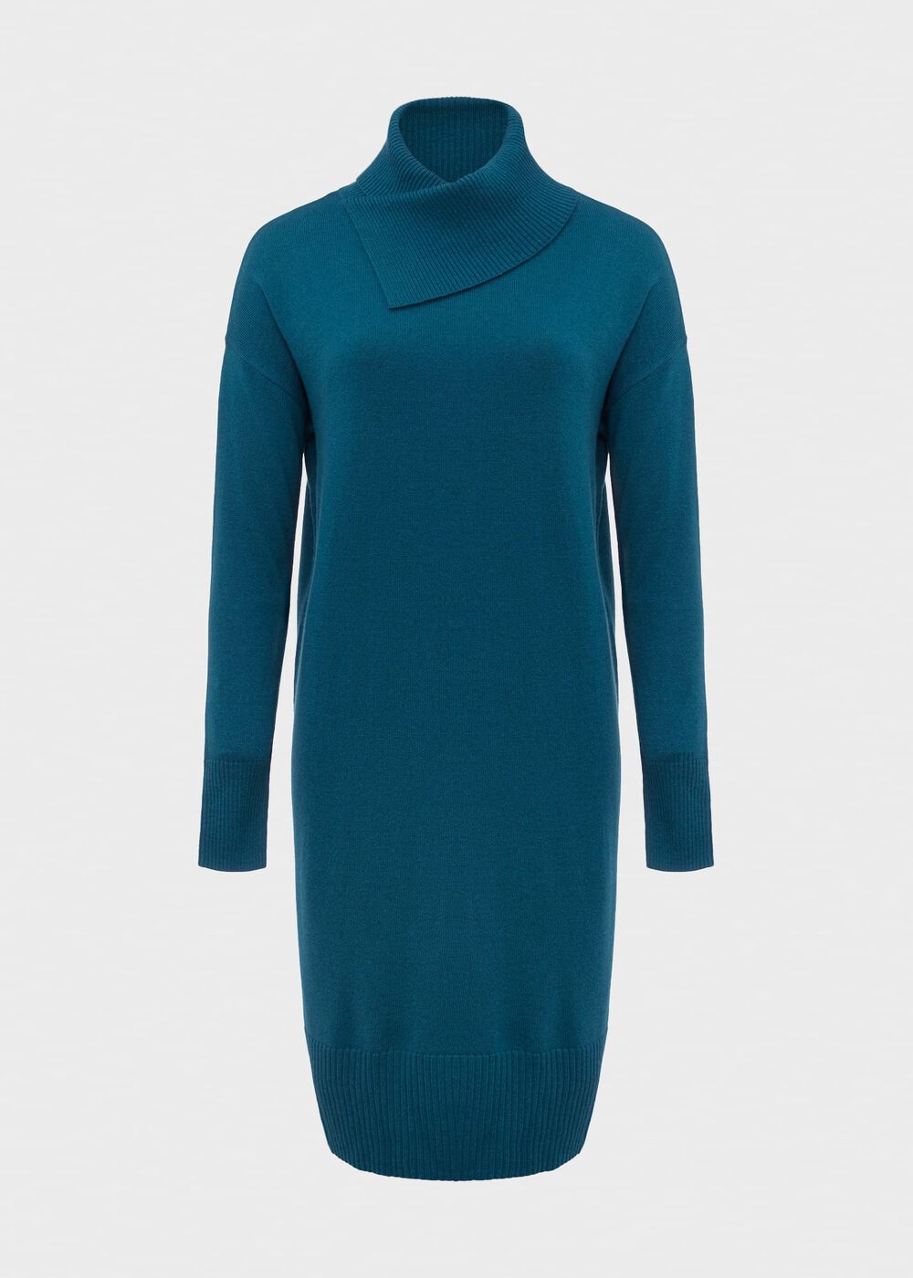 Pumpsney Knit Dress, Aegean Blue, hi-res