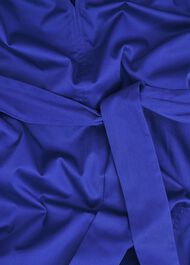 Kinder Cotton Blend Midi Dress, Clematis Blue, hi-res