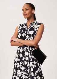 Lundy Suede Wristlet, Black, hi-res