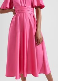 Orelia Fit And Flare Dress, Party Pink, hi-res