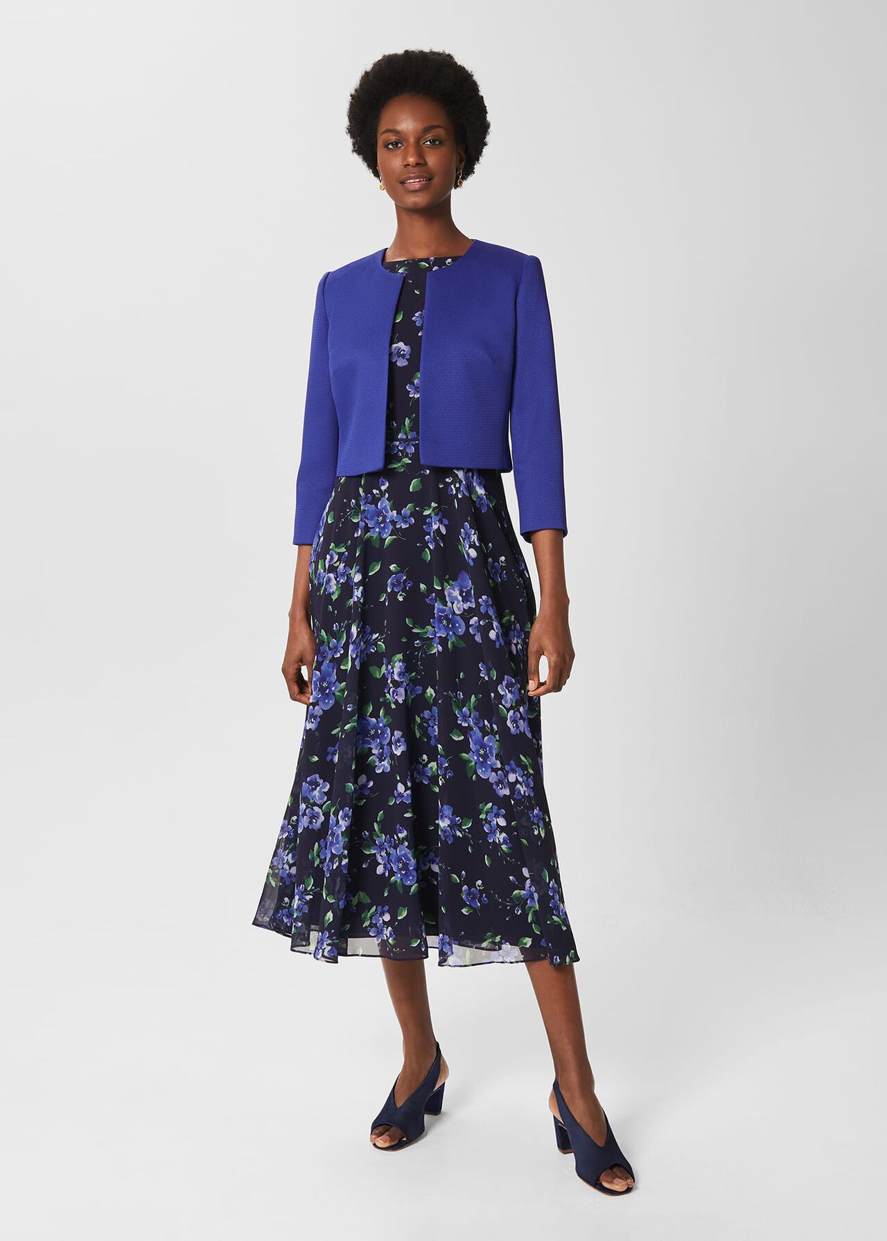 Petite Elize Jacket, Ultramarine, hi-res