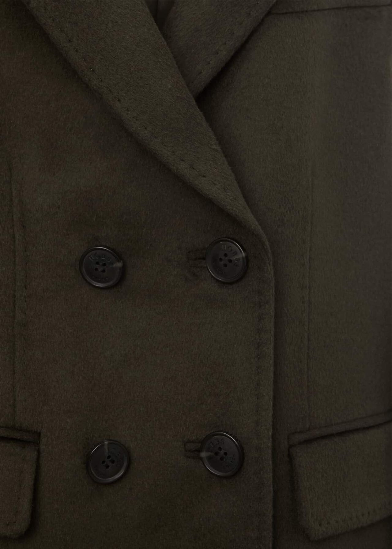 Elva Wool Coat, Dark Olive, hi-res