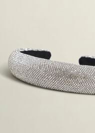 Rosana Sparkle Headband, Silver, hi-res
