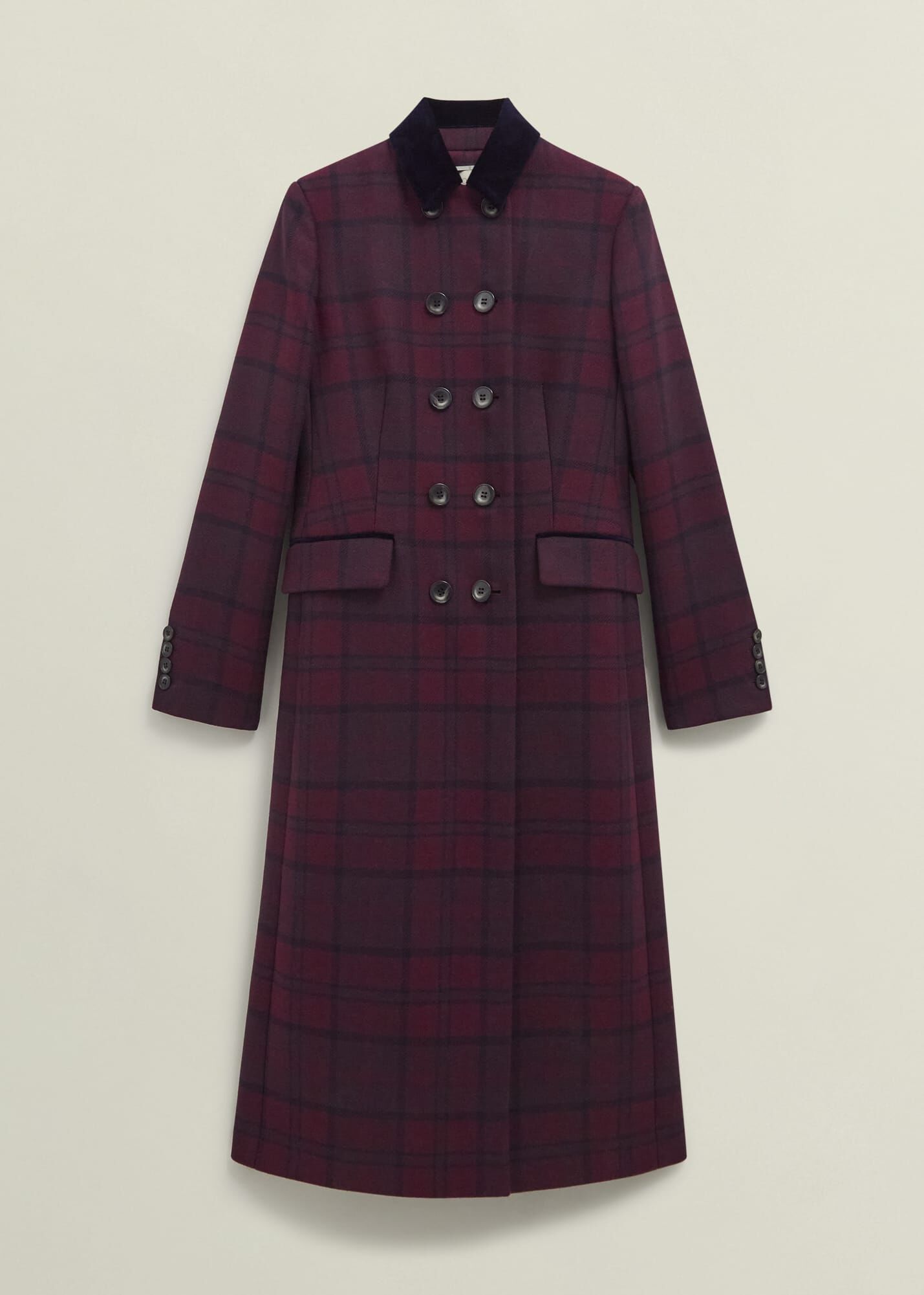 Patricia Wool Blend Coat Hobbs US