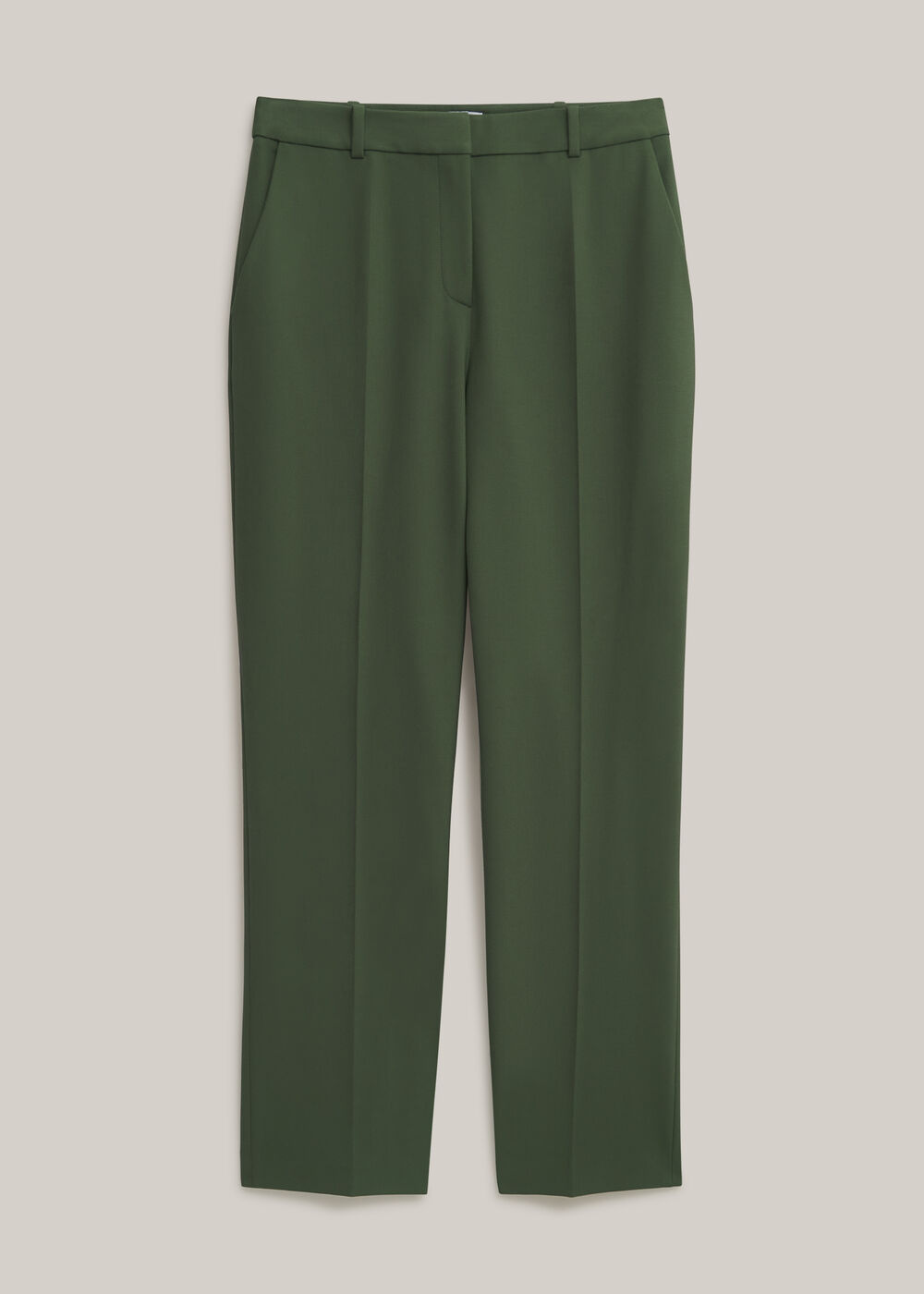 Bess Wide Leg Trousers, Khaki, hi-res