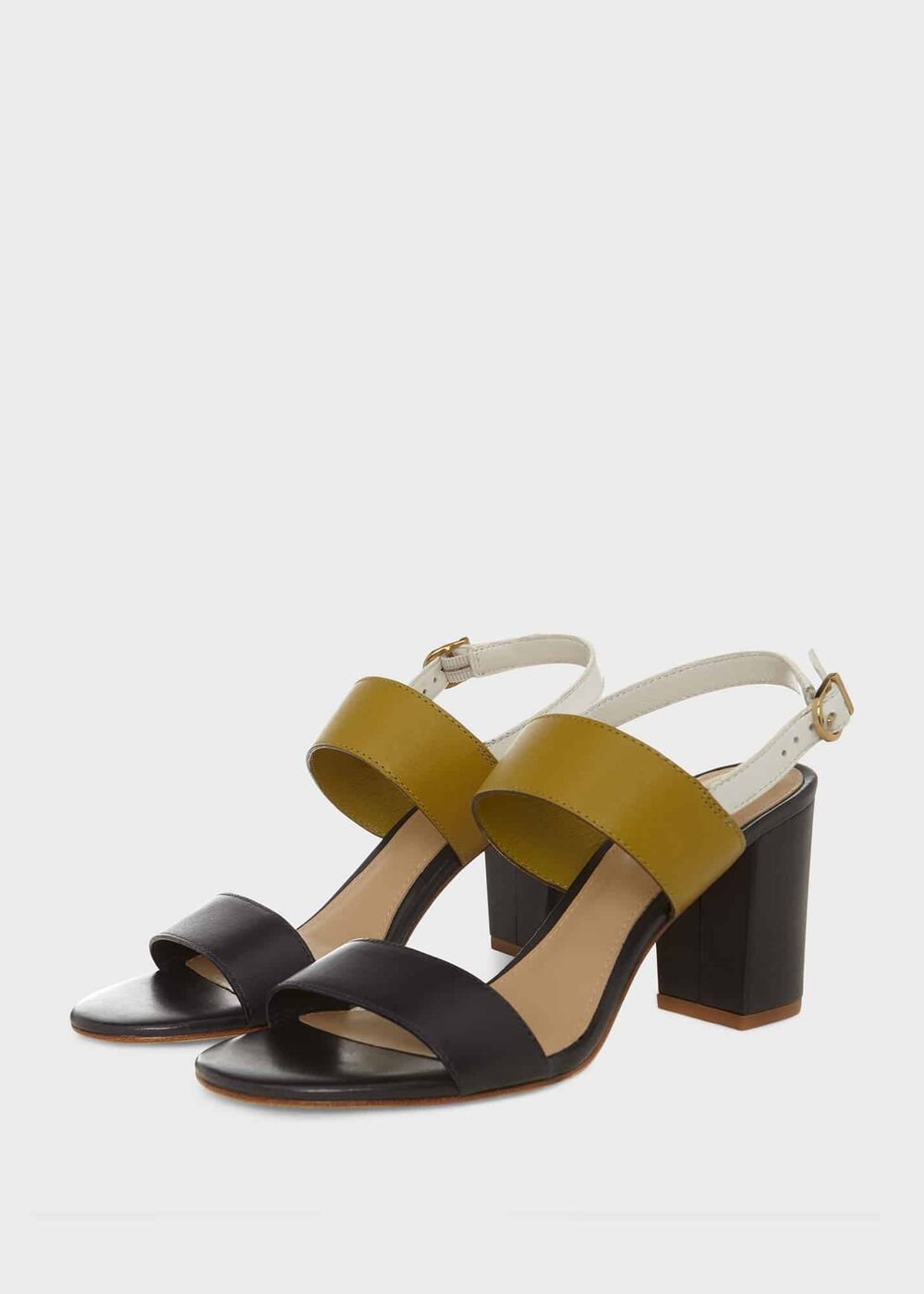 Blake Heeled Sandal, Navy, hi-res