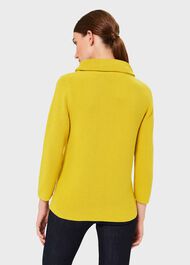 Isabella Cotton Jumper, Sulphur, hi-res