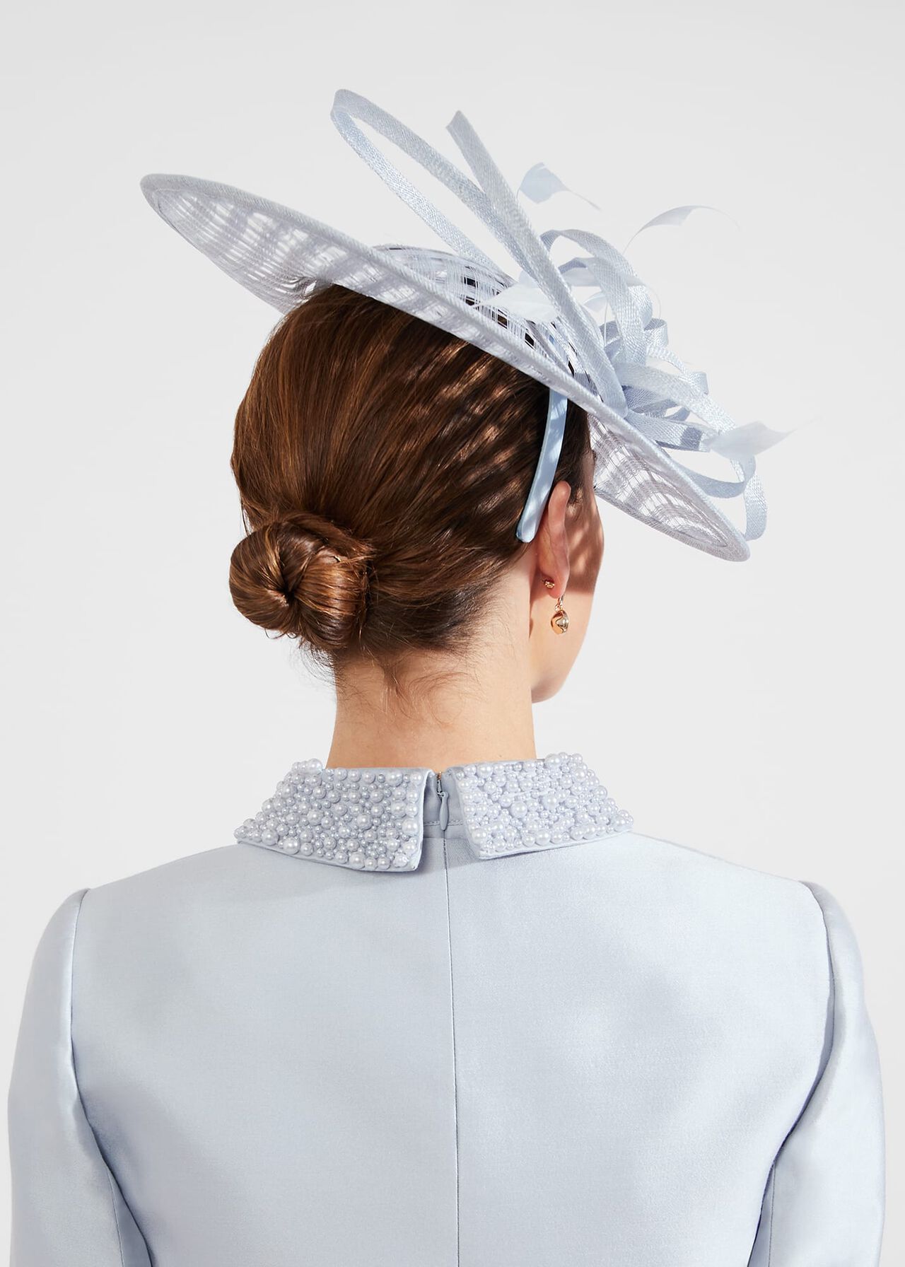 Aurora Fascinator, Pale Blue, hi-res