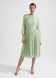 Salma Dress, Green Multi, hi-res