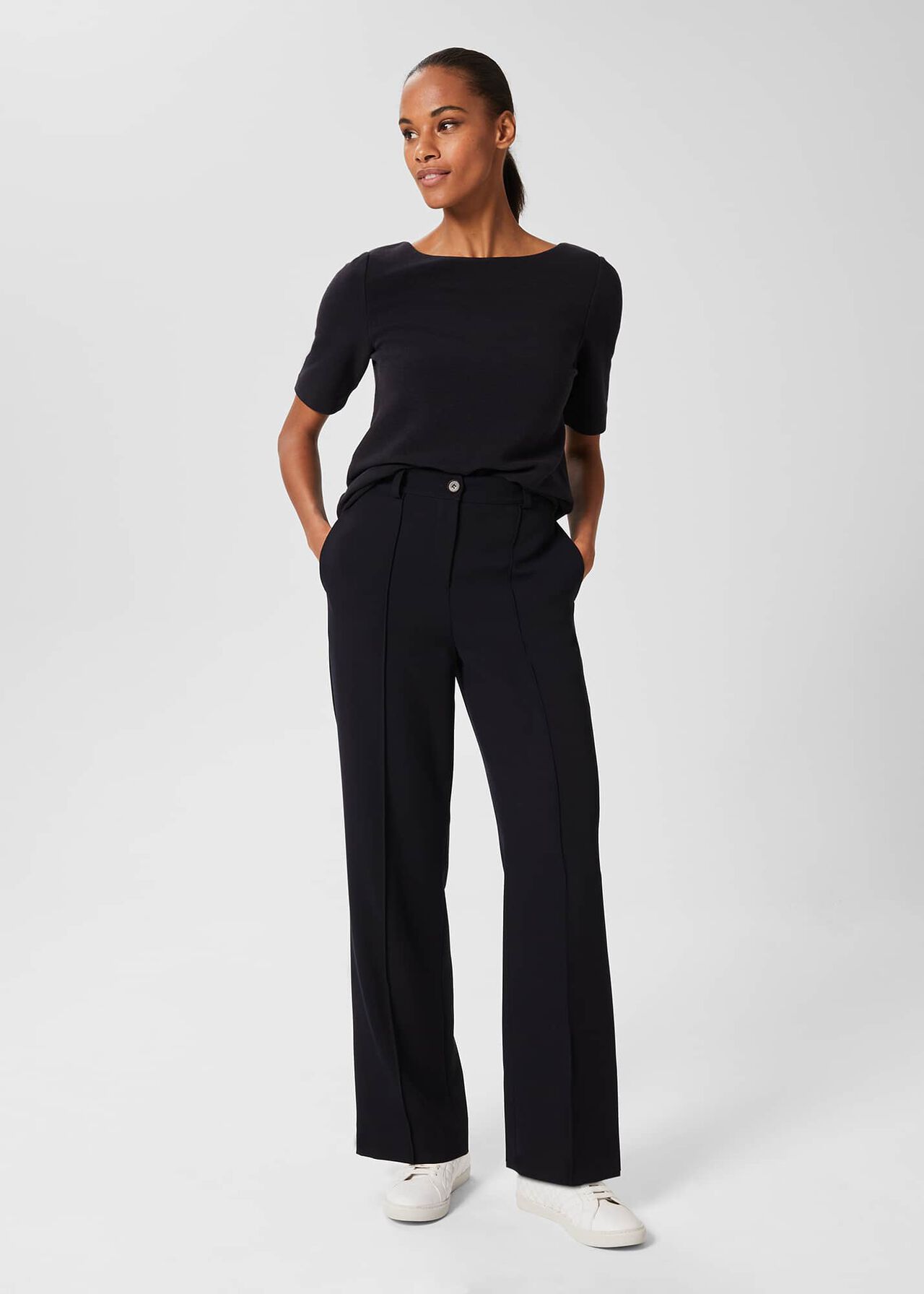 Nyla Top, Navy, hi-res