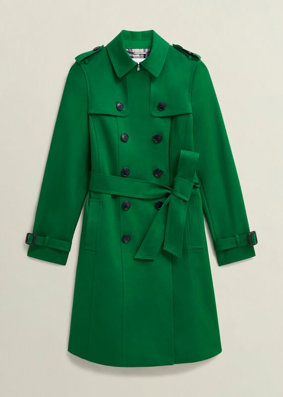 Petite Skylar Shower Resistant Trench Coat