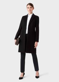 Tilda Wool Coat, Black, hi-res