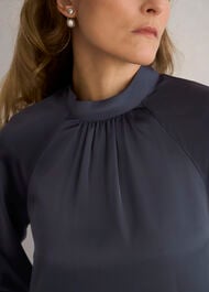 Tara Blouse, Deep Slate Blue, hi-res