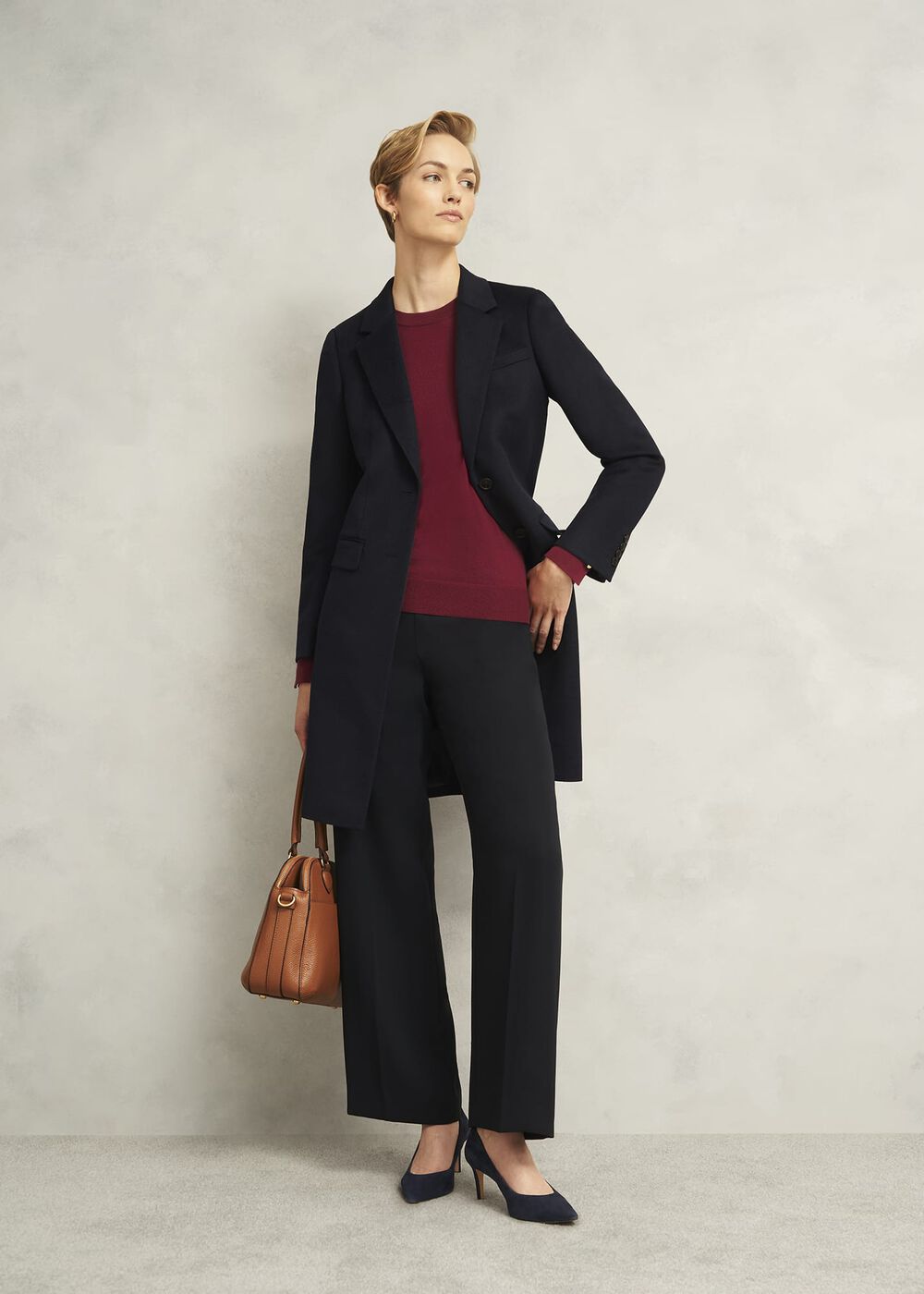 Penny Merino Jumper, Beryl Red, hi-res