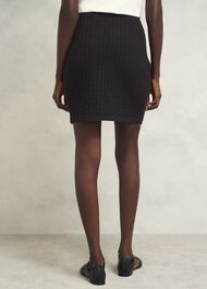 Sairey Sparkle Knitted Skirt , Black, hi-res