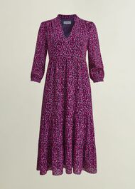 Freda Dress, Navy Multi, hi-res