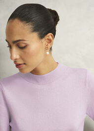 Indah Jumper With Cashmere, Dusted Pink, hi-res