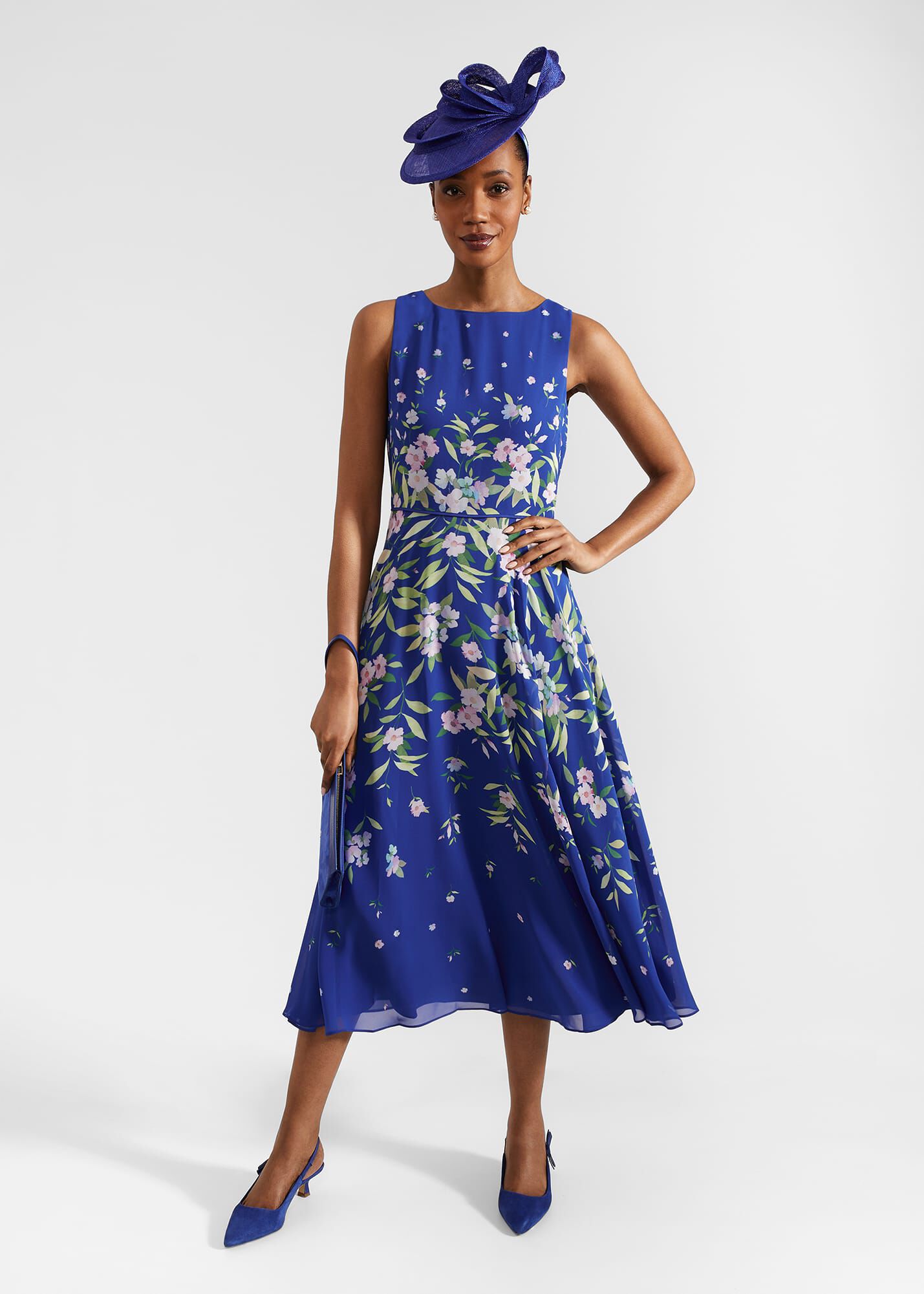 Carly Floral Midi Dress | Hobbs US | Carly Floral Midi Dress | Hobbs US |